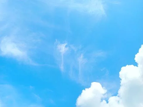 Very unique cloud view Stock Photos