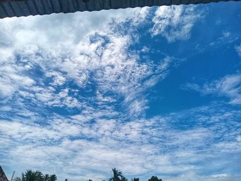Very unique clouds Stock Photos