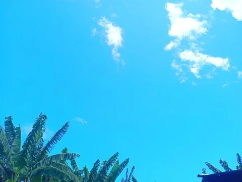 Very unique thin clouds Stock Photos