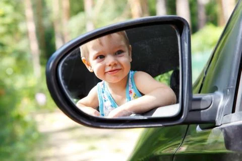 Very young driver Stock Photos