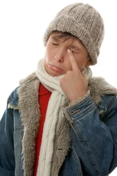 VerySad Face Boy Foto stock