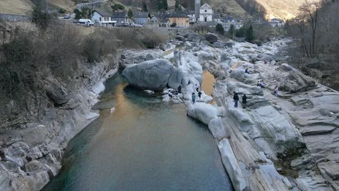 Verzasca River Stock Footage 125321703