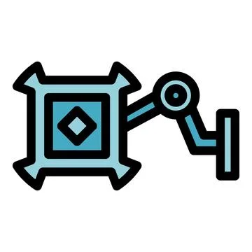 Vesa mount control icon vector flat Stock Illustration