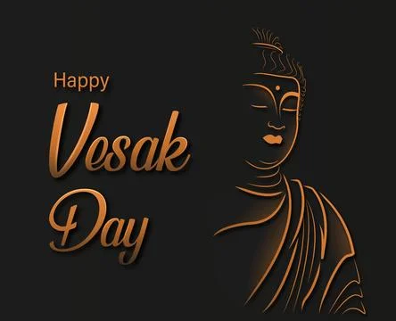 Vesak Day Illustrazione stock