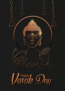 Vesak Day Stock Illustration