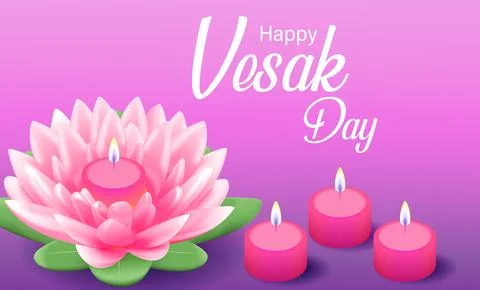 Vesak Day Illustrazione stock
