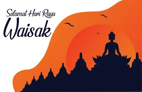 Vesak Day Illustrazione stock