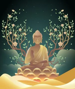 Vesak Day Illustrazione stock