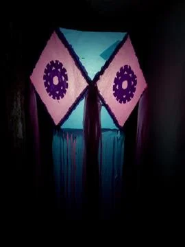 Vesak lanterns Foto stock