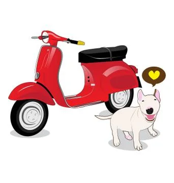 Vespa Illustrazione stock