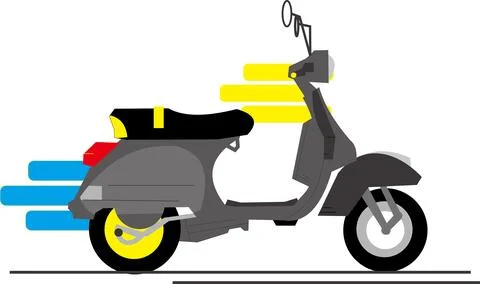 Vespa Stock Illustration