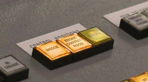 VESSEL ENGINE CONTROL ROOM PANEL 3 Stock Footage 39339085