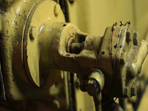 Vessel engine room detail Stock Footage 71871781