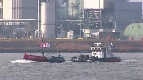 Vessel with fuel Stock Footage 10796083