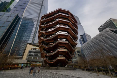 Vessel Hudson Yards Stock Footage 171839423