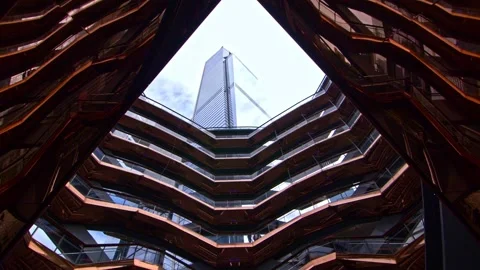 The vessel, installation in NYC Stock Footage 330196587