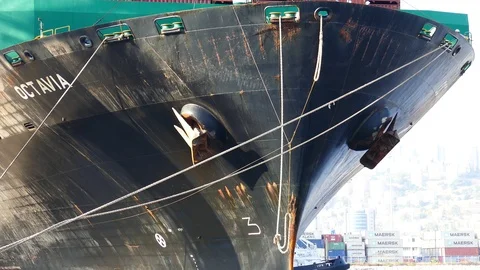 Vessel Mooring Technique Stock Footage 95434927