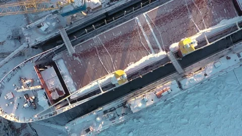 Vessel repair in dock. Stock Footage 164555782