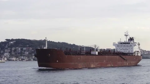 Vessel Ship Tanker Stock Footage 78750795