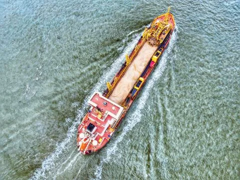 Vessel on the Solent Stock-Fotos