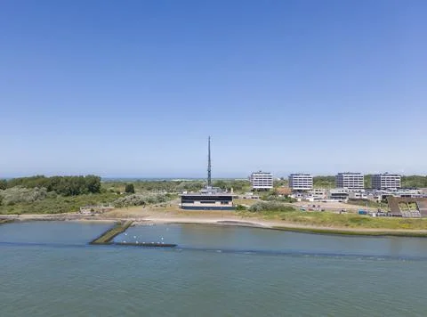 The Vessel Traffic Control Centre at the Hook of Holland, Netherlands Stock Photos