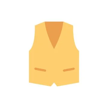 Vest icon. Simple color vector elements of hipster style icons for ui and ux Stock Illustration