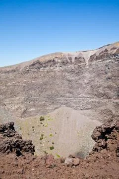 Vesuvius crater Stock Photos