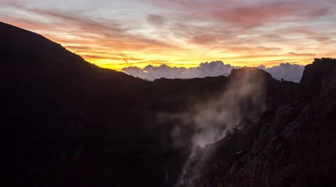 Vesuvius Natural Park Timelapse Stock Footage 44190888