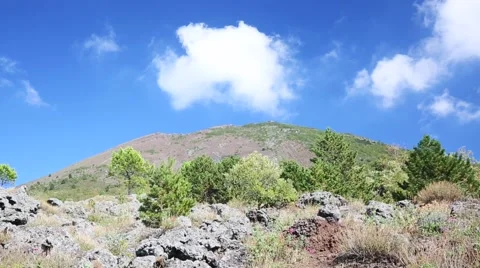 Vesuvius volcan Stock Footage 55753683