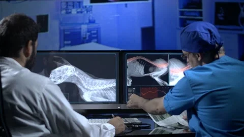 Vet doctors   Video stock 200162627