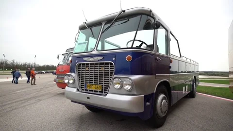 Veteran buses Stock Footage 75010598