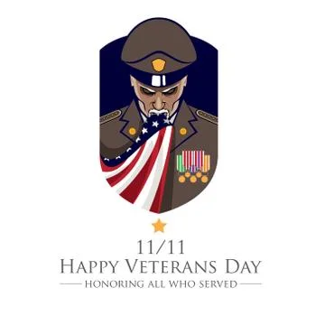 Veteran or Patriot theme Stock Illustration
