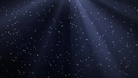 Veterans Day Background, Blue Light Rays and Floating Dust, Loop Stock Footage 347973163