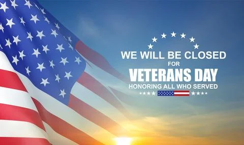 Veterans Day Background Design Stock Illustration