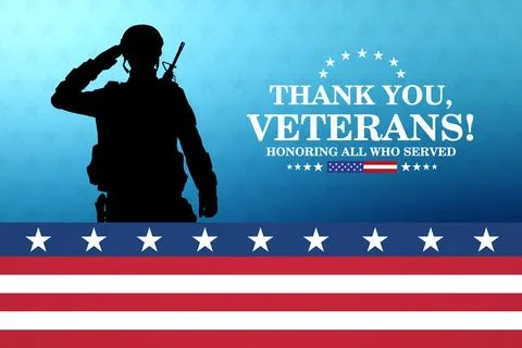 Veterans Day background Design Stock Illustration