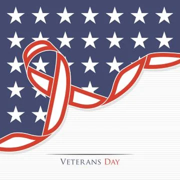 Veterans Day background Stock Illustration