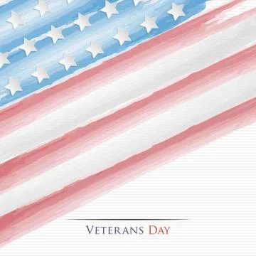 Veterans Day background Stock Illustration