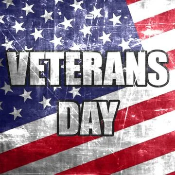 Veterans day background Stock Illustration