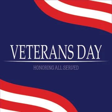 Veterans day background Stock Illustration