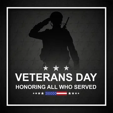 Veterans Day Background Stock Illustration
