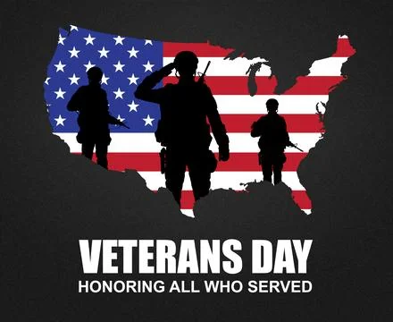 Veterans Day background Stock Illustration