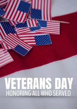 Veterans day flag Stock Illustration