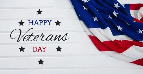 Veterans day flag Stock Illustration