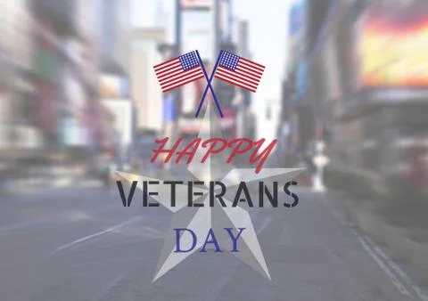 Veterans day flag Stock Photos