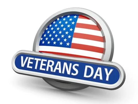 Veterans Day icon Stock Illustration