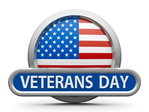 Veterans Day icon 库存插图