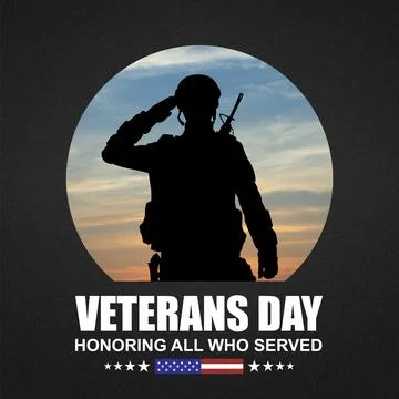 Veterans day poster Stock Illustration