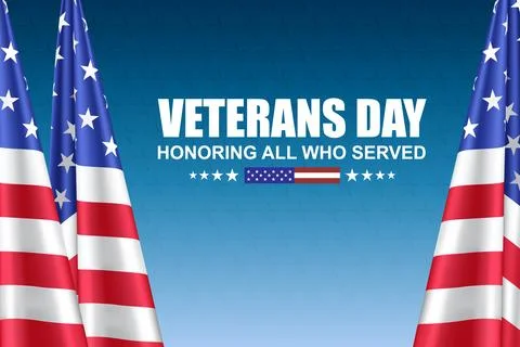 Veterans day poster Stock Illustration