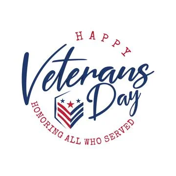 Veterans Day vector concept background for web design Stock Illustration