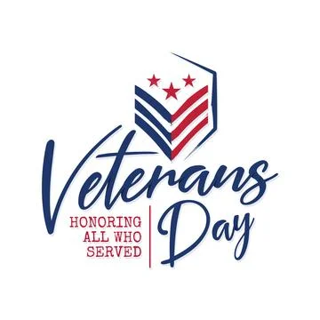 Veterans Day vector concept background for web design Stock Illustration